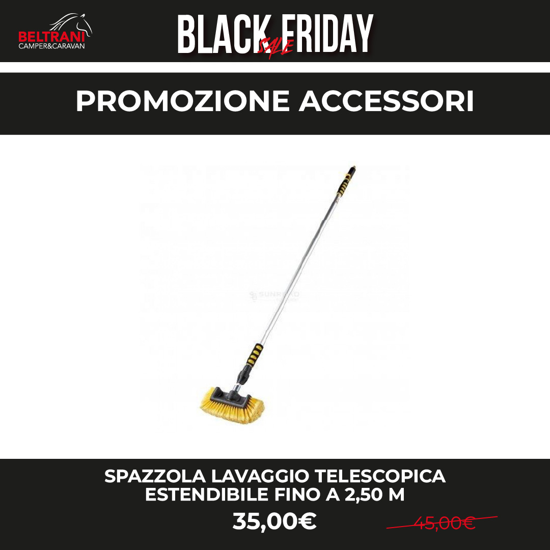 Spazzola lavaggio telescopica